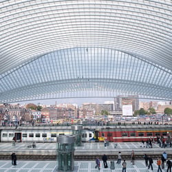Liége-Guillemins railway station, Belgium