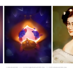 diverse persönliche Illustrationen