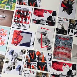 fresh from the press! fine selection of SKIZZOMAT postcards