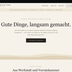 MANUFAKTUR VIER – Demo für einen Feinkost-Onlineshop