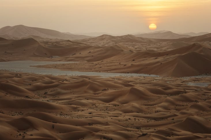 Wüste[n]Landschaft  :::  Rub’ al Khali