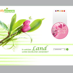 Gestaltung des Online-Shops für den Weltblumendienst ’Jollyflowers’