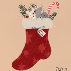Frohe Weihnachten von Milly und ihren Freunden