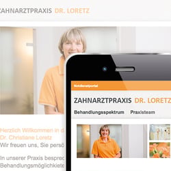 Website Zahnarztpraxis