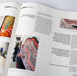 Redesign Zeitkunst – Zeitungslayout