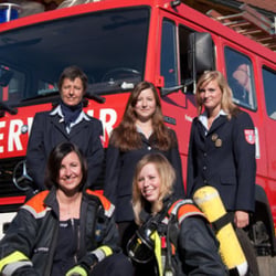 Gruppenfoto der Feuerwehr Hergensweiler, nähe Lindau am Bodensee
