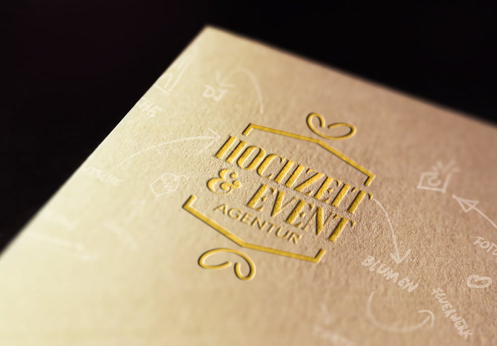 Hochzeit Event Agentur Logogestaltung