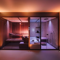 Wellnessbereich mit Sauna