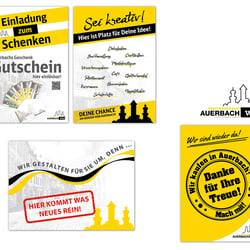 Plakatgestaltung für Firma WiA Stadtmarketing