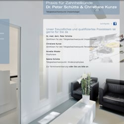 Konzeption, Gestaltung und Programmierung der Praxis-Homepage Dr. Schütte, Zahnarzt in Frankfurt am Main