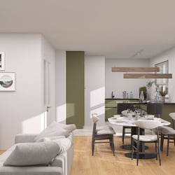 Küche-Wohnzimmer