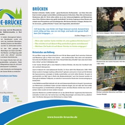 Wander- und Pilgerweg „Börde-Brücke“ – Gestaltung, Logo, Layout, Wegschilder