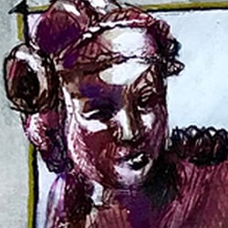 Gel-Pen, Inktense, Neon