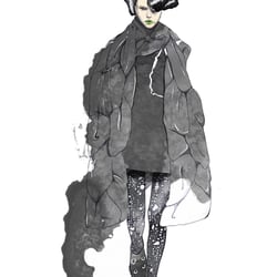 Lookbook Illustration Comme des Garcons AW14