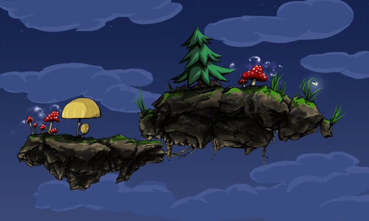 Former concept for islands for „Tights Fight“