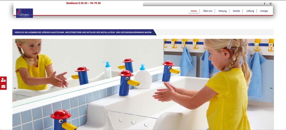 Relaunch Webseite Görgen Haustechnik Andernach