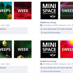 MINI SPACE Facebook – Design Wallposts
