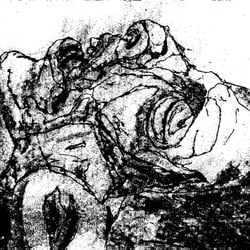 Kopf-Mund-offen