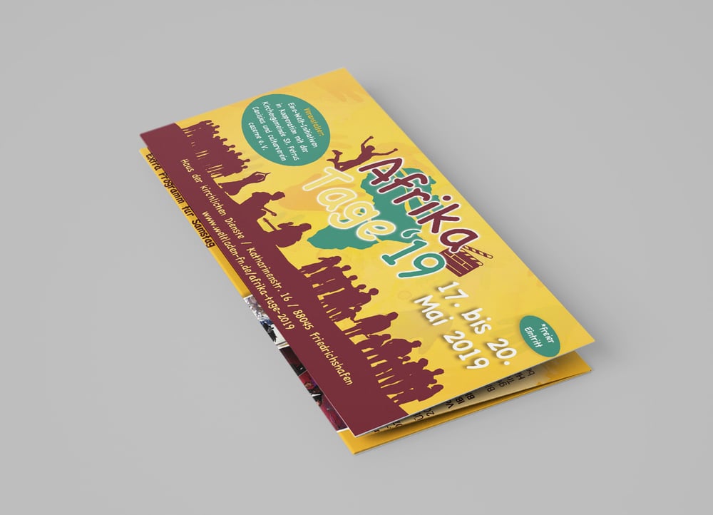 Flyer für die Afrikatage