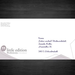 Briefumschlag für Little Edition