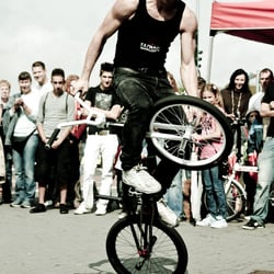 Shooting Chris Böhm (BMX Flatland Pro)