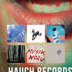 Poster Design – Hauch Records Musiklabel