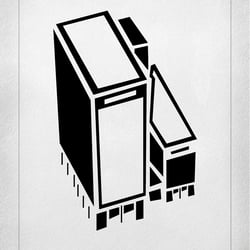 Frankfurt Maintor Gebäude – Eingangshallen Motiv  – 3×4 Meter