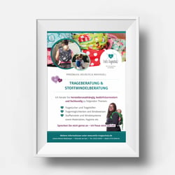 Plakat | Trage- und Stoffwindelberatung
