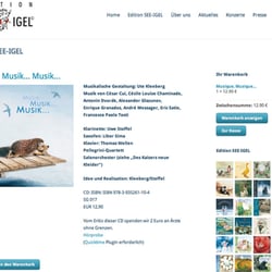 See-Igel: Responsives Web Design, Programmierung und Shop
