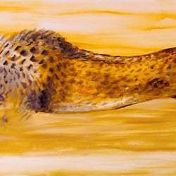 “CHEETAH” Tierillustration – Acryl auf Leinwand