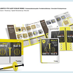 Kommunikationspaket |  Broschüre/Packagedesign |  Produkteinführung |  Saint-Gobain Weber