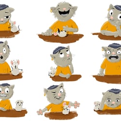 Kater Bo – Characterdesign