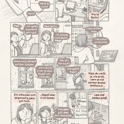 Comic für „Living Archive“, Pilecki Institut Berlin, „Gerne würdest du allen so viel sagen“, Avant Verlag, 2023