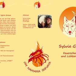 Flyer Feuerschamanin Vorderseite