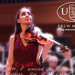 Ganzeitige Anzeige für das US-Klassik-Magazin STRINGS
