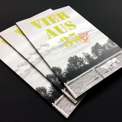 Folder für Ausstellung „4 aus 35“