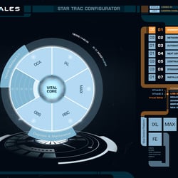 „Star Trac” digitally animated pie chart – Showcase at the Thales booth at Innotrans in Berlin