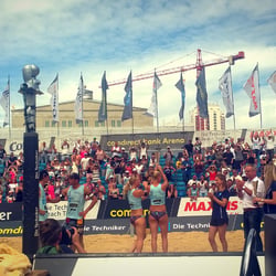Beachvolleyball EM Leipzig für Ran Sport 2018
