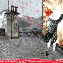 digitale Collage – mit Wunderkerze