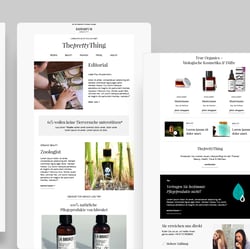 Newsletter Design Beauty Branche
