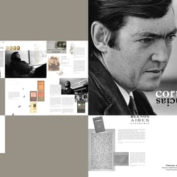 Hommage an schriftsteller Julio Cortazar. Publikation