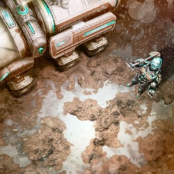 Mars raining