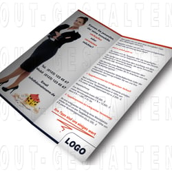 Immobilien-Flyer erstellen | Layout gestalten