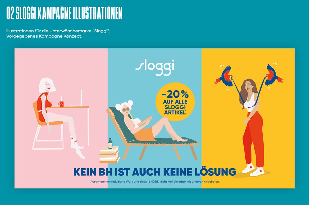 Kampagne Illustrationen