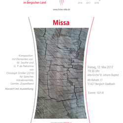 Plakat, Veranstaltungsreihe zu zeitgenössischer Kirchenmusik