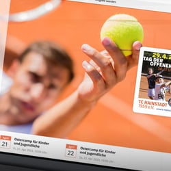 Webdesign für den TC Hainstadt e. V.