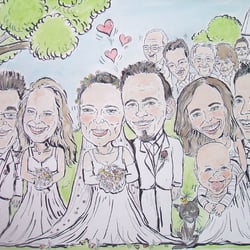 Hochzeitskarikatur