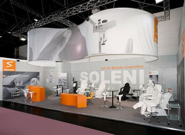 Soleni Messestand (Konzept, Design)