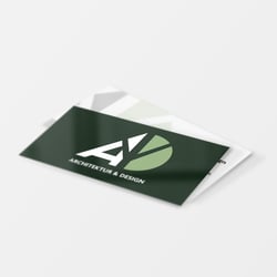 Visitenkarten und Logodesign einer Architektur Agentur