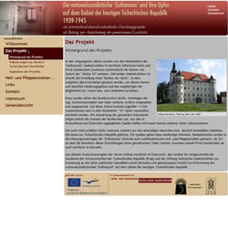 Seite mit Hintergrundinformationen zum Projekt